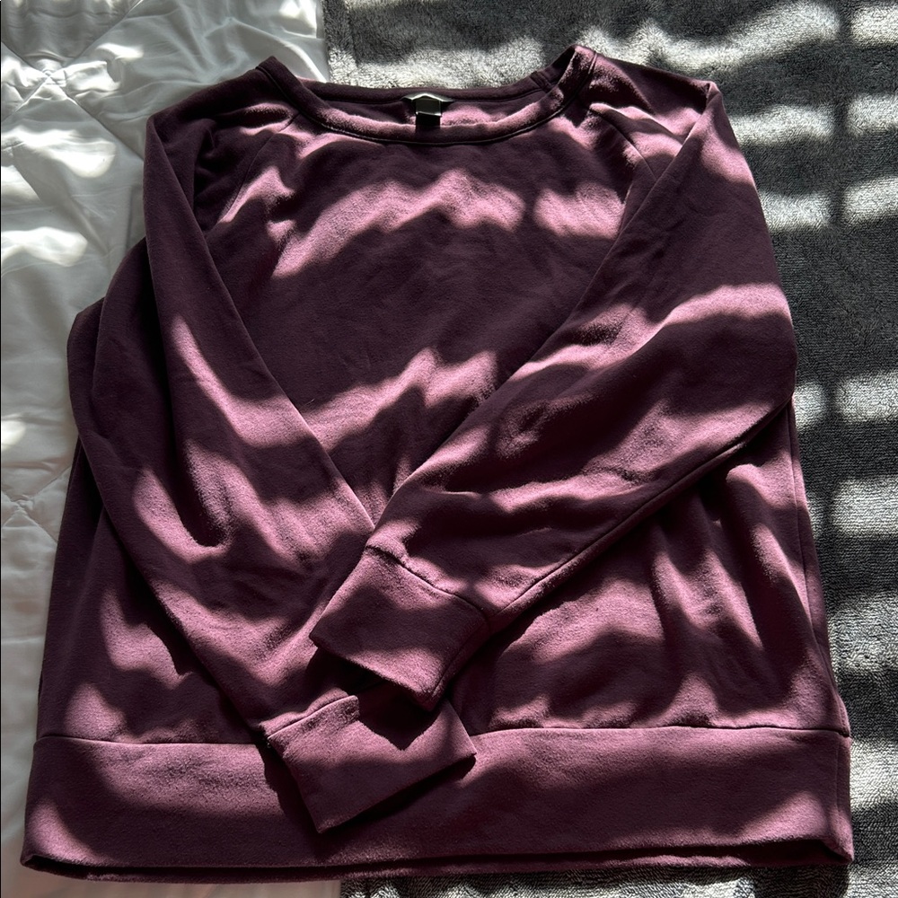 Eddie Bauer Women's Crew Neck Sweater in Plum